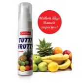 Гель-смазка Tutti-frutti со вкусом тропических фруктов - 30 гр. - Биоритм - купить с доставкой в Перми