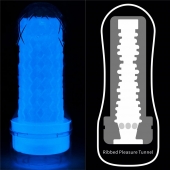 Светящийся в темноте мастурбатор Lumino Play Masturbator Ribbed - Lovetoy - в Перми купить с доставкой