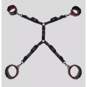 Изысканный набор фиксаций на кровати Reversible Under Mattress Restraint Set - Fifty Shades of Grey - купить с доставкой в Перми