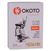 Набор из 4 презервативов OKOTO MegaMIX - Sitabella - купить с доставкой в Перми