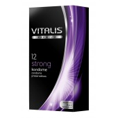 Презервативы с утолщённой стенкой VITALIS PREMIUM strong - 12 шт. - Vitalis - купить с доставкой в Перми