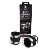 Серо-черные наручники Totally His - Fifty Shades of Grey - купить с доставкой в Перми