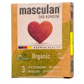 Экологически чистые презервативы Masculan Organic - 3 шт. - Masculan - купить с доставкой в Перми