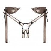 Бронзовый пояс для насадок Desirous Harness - Strap-on-me - купить с доставкой в Перми
