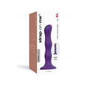 Фиолетовая насадка Strap-On-Me Dildo Geisha Balls size XL - Strap-on-me - купить с доставкой в Перми