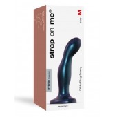 Темно-синяя насадка Strap-On-Me Dildo Plug Snaky size M - Strap-on-me - купить с доставкой в Перми