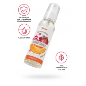 Съедобная гель-смазка Yovee «Двойной соблазн» с Д-пантенолом и вкусом клубники и дыни - 100 мл. - ToyFa - купить с доставкой в Перми