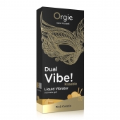 Съедобный гель Dual Vibe Pina Colada с эффектом вибрации и вкусом коктейля пина колада - 15 мл. - ORGIE - купить с доставкой в Перми