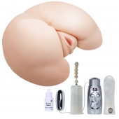 Вибрирующий мастурбатор-попка с ротацией и пультом управления - Baile - в Перми купить с доставкой