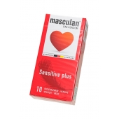 Презервативы Masculan Sensitive plus - 10 шт. - Masculan - купить с доставкой в Перми