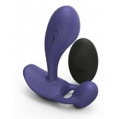 Темно-синий вибромассажер Witty P G Vibrator with Remote Control - Love to Love - в Перми купить с доставкой