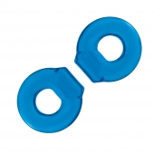 Комплект из двух колец для пениса 2-Pack Ultra-Stretch Stamina Endurance Ring - BlueLine - в Перми купить с доставкой