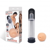 Автоматическая вакуумная помпа-мастурбатор Blowjob Auto Sucker Penis Enlarger Pump - Lux Fetish - в Перми купить с доставкой