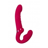Малиновый безремневой страпон Lapis - 23 см. - Lovense - купить с доставкой в Перми