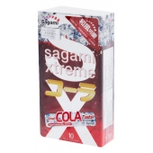 Ароматизированные презервативы Sagami Xtreme COLA - 10 шт. - Sagami - купить с доставкой в Перми