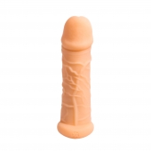 Телесный фаллоудлинитель Extra Size Bubbles - 15,5 см. - Lola Games - в Перми купить с доставкой