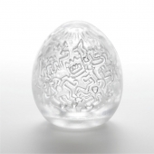 Мастурбатор-яйцо Keith Haring EGG PARTY - Tenga - в Перми купить с доставкой