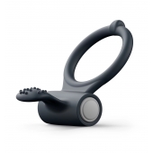 Черное эрекционное кольцо Power Clit - Dorcel - в Перми купить с доставкой