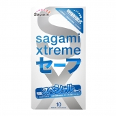 Презервативы Sagami Xtreme Ultrasafe с двойным количеством смазки - 10 шт. - Sagami - купить с доставкой в Перми