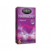 Презервативы с рёбрышками Domino Harmony - 6 шт. - Domino - купить с доставкой в Перми