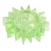 Зеленое эрекционное кольцо-солнце - Toyfa Basic - в Перми купить с доставкой