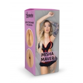 Двусторонний мастурбатор Misha Maver - 22 см. - ФлешНаш - в Перми купить с доставкой