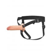Полый страпон на ремнях 6’’ Hollow Silicone Strap-on - Pipedream - купить с доставкой в Перми