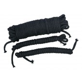 Чёрные хлопковые верёвки для бондажа - Orion - купить с доставкой в Перми