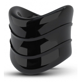 Черное эрекционное кольцо на мошонку Beef Ball Stretcher Snug X Long - Blush Novelties - в Перми купить с доставкой