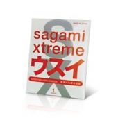 Ультратонкий презерватив Sagami Xtreme SUPERTHIN - 1 шт. - Sagami - купить с доставкой в Перми