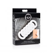 Комплект из 6 прозрачных эрекционных колец Ring Master Custom Ball Stretcher Kit - XR Brands - в Перми купить с доставкой