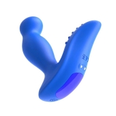 Синий вибромассажер простаты 3,5’’ Remote Control P-spot Massager - 12,5 см. - Erokay - в Перми купить с доставкой