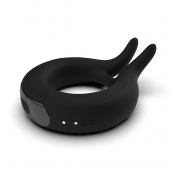 Черное эрекционное кольцо Marry Me Rechargeable Vibrating Cockring - Adrien Lastic - в Перми купить с доставкой