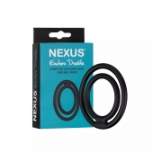 Черное двойное эрекционное кольцо Nexus Enduro Double - Nexus Range - в Перми купить с доставкой