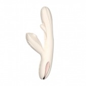 Хай-тек вибратор с таппингом и вакуумом Angela - 21,8 см. - BeYourLover