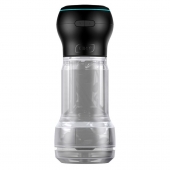 Набор PowerBlow   Feel Pocket Stroker Crystal: мастурбатор и интерактивная насадка - Kiiroo - в Перми купить с доставкой