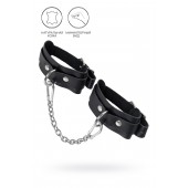 Черные мини-оковы со скруглёнными углами - Pecado - купить с доставкой в Перми