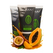 Набор из 3 съедобных лубрикантов JUJU со вкусом тропических фруктов - JuJu - купить с доставкой в Перми