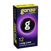 Презервативы с анестетиком для продления удовольствия Ganzo Long Love - 12 шт. - Ganzo - купить с доставкой в Перми