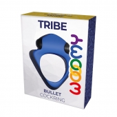 Синее эрекционное кольцо Wooomy Tribeс с вибрацией - Adrien Lastic - в Перми купить с доставкой