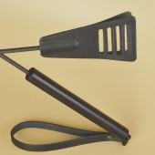 Черный кожаный стек «Сириус» - 60 см. - Sitabella - купить с доставкой в Перми