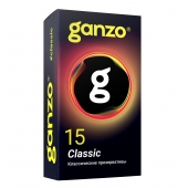 Классические презервативы с обильной смазкой Ganzo Classic - 15 шт. - Ganzo - купить с доставкой в Перми