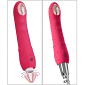 Малиновая насадка на душ с вибрацией Showers to orgasm - 20,1 см. - Orion - купить с доставкой в Перми