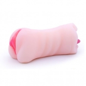 Телесный двусторонний мастурбатор - вагина и ротик - Boys of Toys - в Перми купить с доставкой