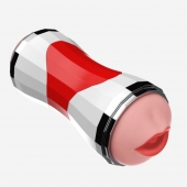 Двусторонний мастурбатор в колбе Power Grip Cup - вагина и ротик - Boys of Toys - в Перми купить с доставкой