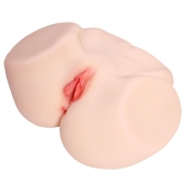 Мастурбатор-полуторс с двойным слоем материала и вибрацией Jenny Onahole Real Vagina - KOKOS - в Перми купить с доставкой