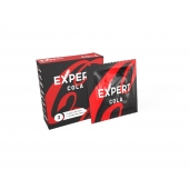 Презервативы с ароматом колы Expert Cola - 3 шт. - Expert - купить с доставкой в Перми