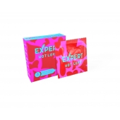 Презервативы с разогревающим эффектом Expert Hot Love - 3 шт. - Expert - купить с доставкой в Перми