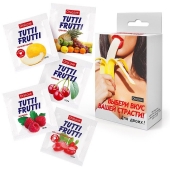 Набор из 5 саше съедобных смазок Tutti-Frutti - Биоритм - купить с доставкой в Перми