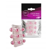 Прозрачная сквозная насадка на пенис с цветными шариками - Erowoman-Eroman - в Перми купить с доставкой